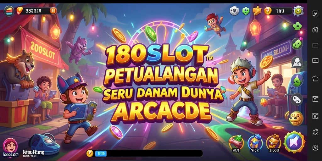 Screenshot gameplay 180SLOT yang menampilkan keseruan bermain Arcade.