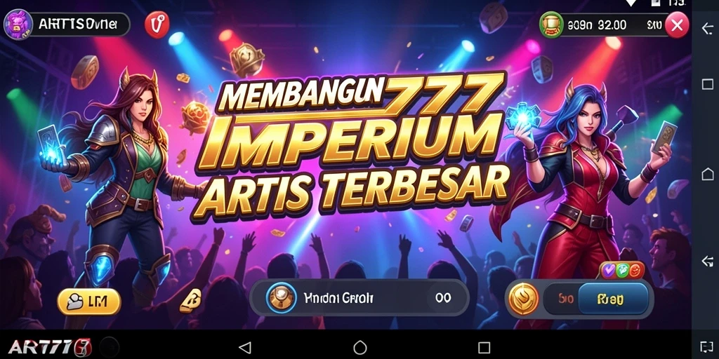 Screenshot utama ARTIS777 menampilkan pengalaman gameplay Tycoon yang seru.