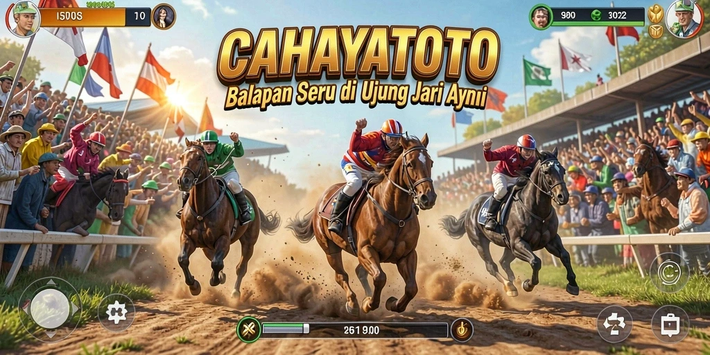 Gameplay Racing menegangkan di CAHAYATOTO.