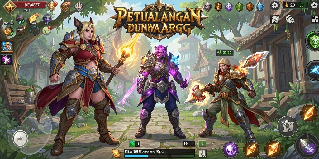 Tampilan gameplay DEWI567 yang memukau dan penuh aksi.