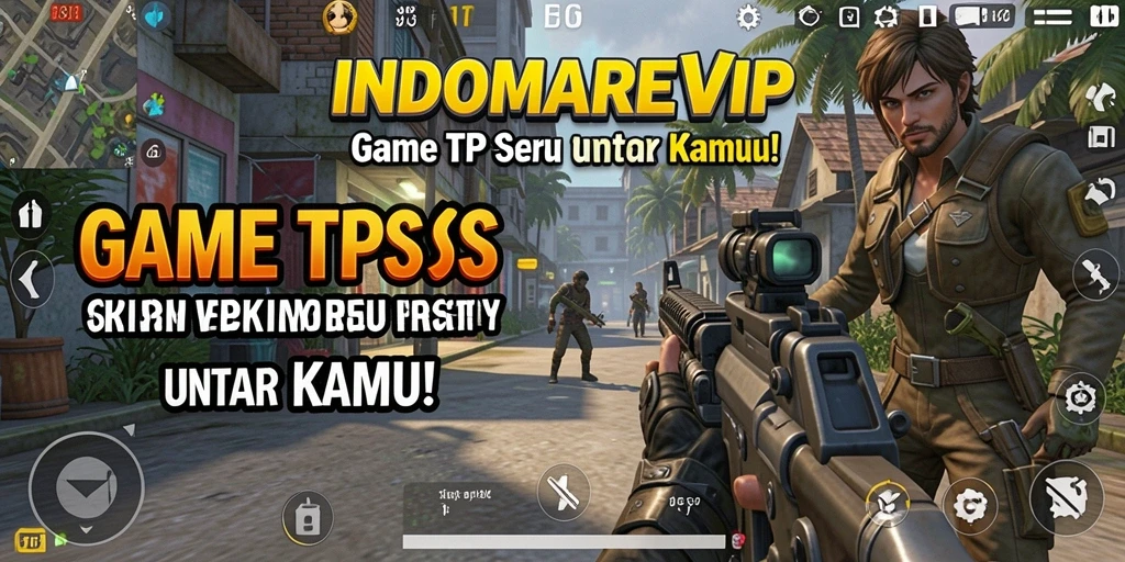Screenshot gameplay INDOMAREVIP yang menunjukkan aksi pertempuran seru.