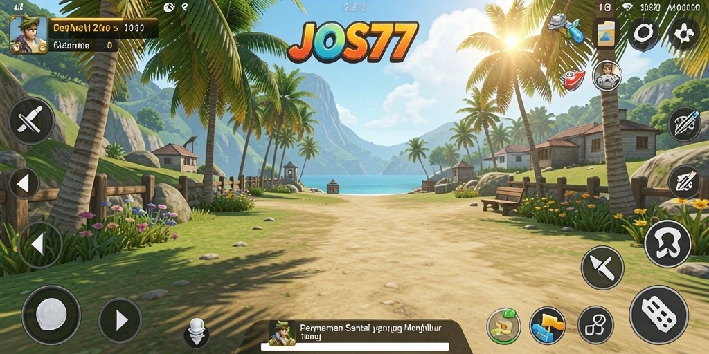 Screenshot JOS77 menampilkan gameplay yang menyenangkan di level yang beragam.