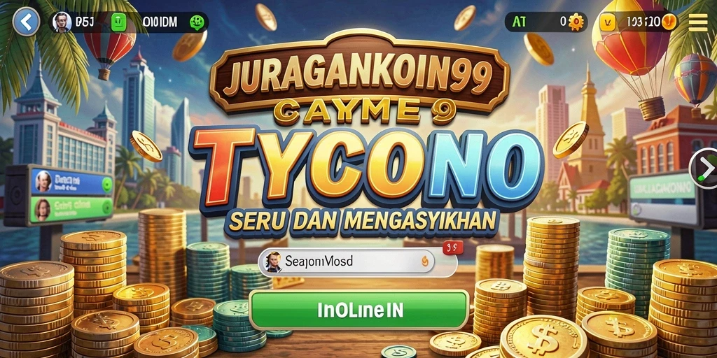 Tampilan gameplay seru dari JURAGANKOIN99 yang mencerminkan strategi Tycoon.