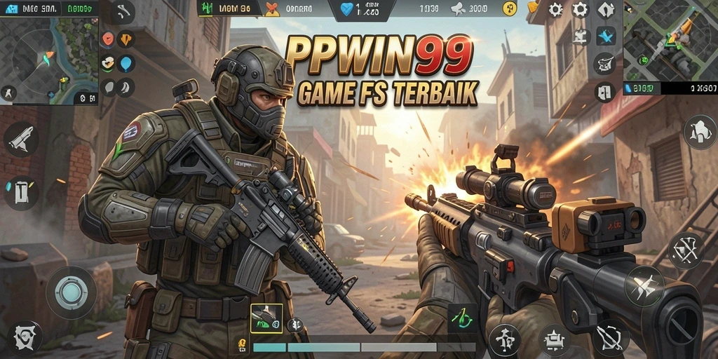 Tangkapan layar dari gameplay PPWIN99 dengan aksi FPS yang mendebarkan.
