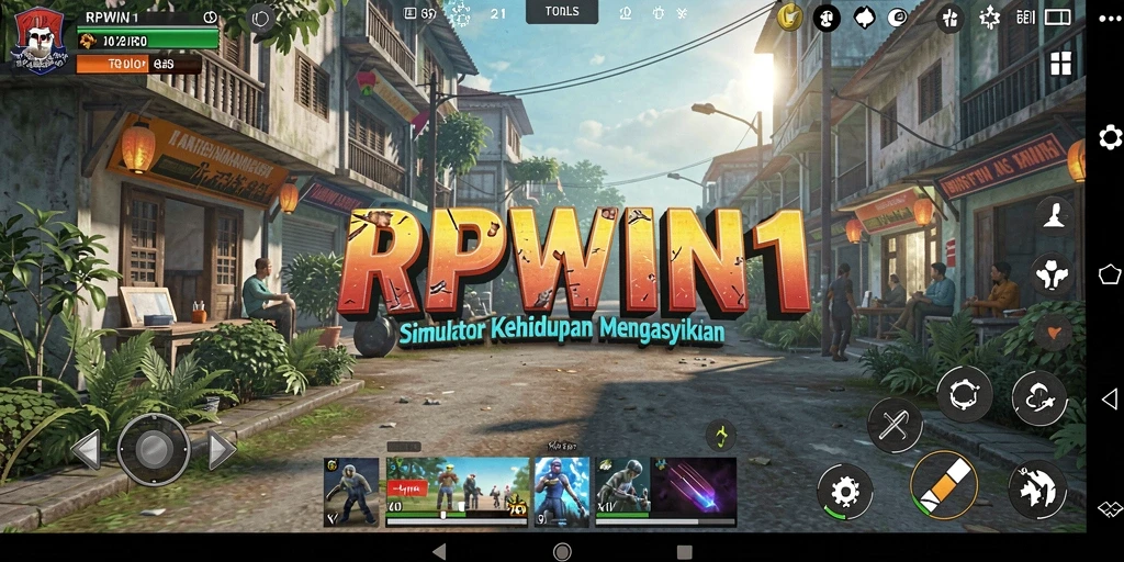 Tampilan gameplay RPWIN1 yang menarik dan interaktif.