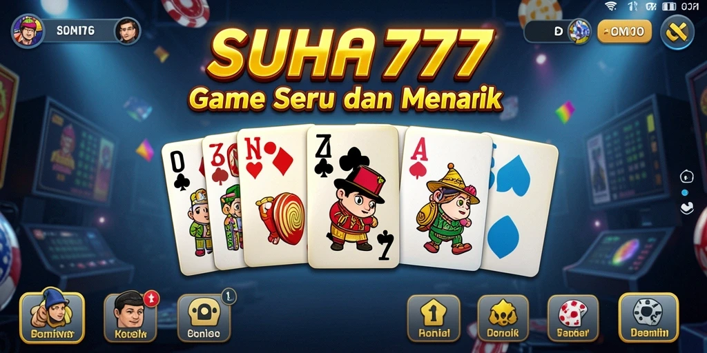 Tampilan gameplay seru dalam SUHU777 yang menampilkan permainan Domino.