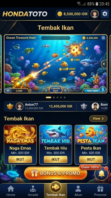 Tampilan halaman utama Pusat Unduh hondatoto yang menarik dan intuitif.